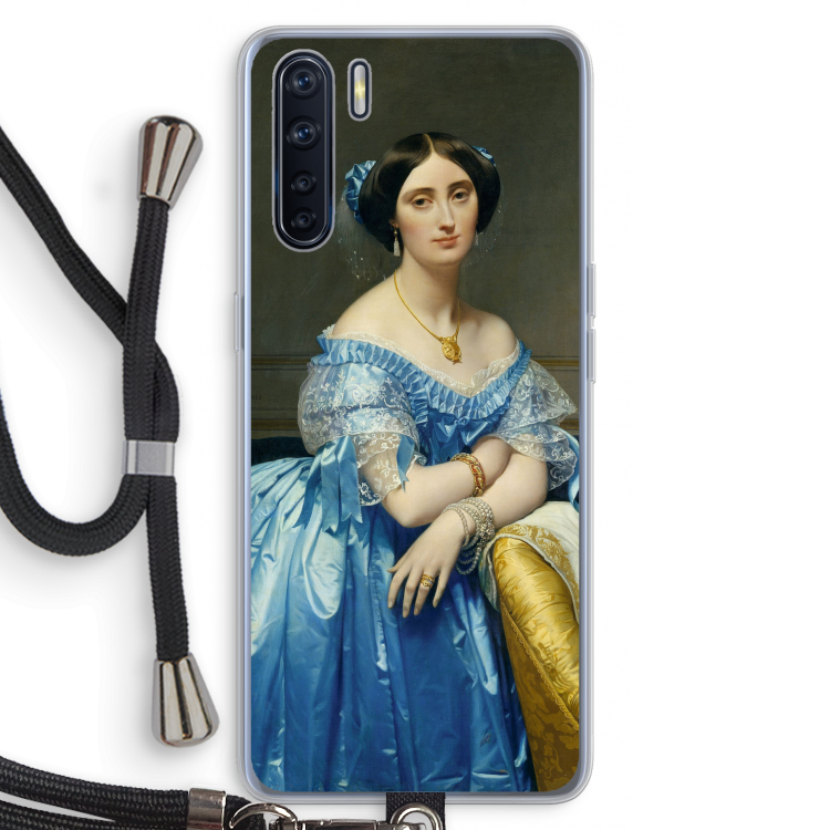 Eleonore: Oppo A91 Transparant Hoesje met koord