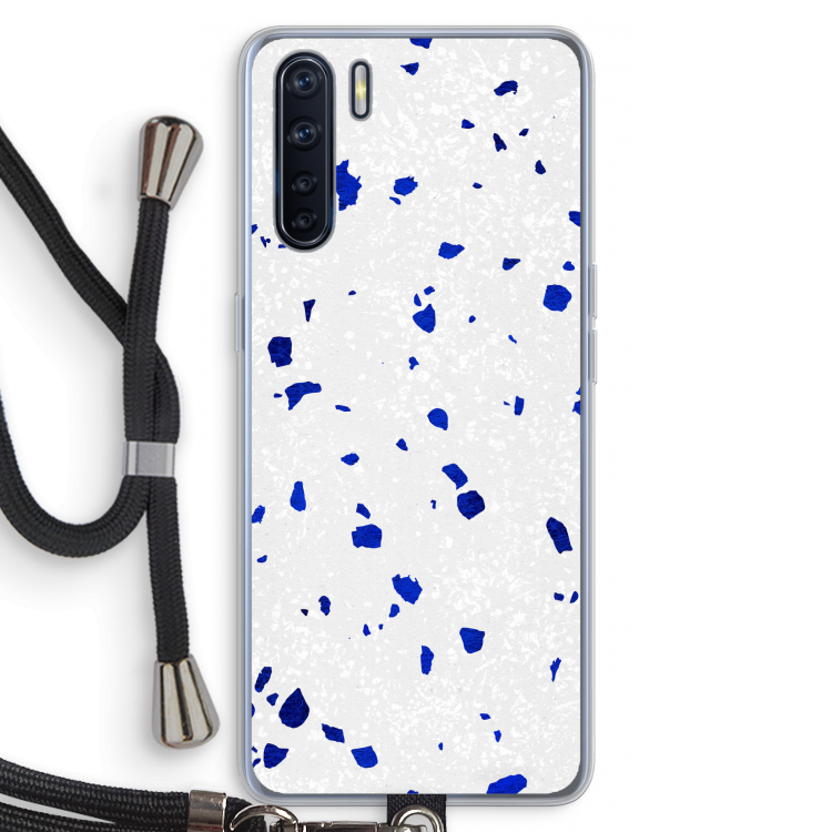 Terrazzo N°5: Oppo A91 Transparant Hoesje met koord