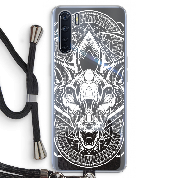 Oh Deer: Oppo A91 Transparant Hoesje met koord