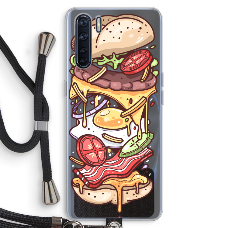 Diet Coke Please: Oppo A91 Transparant Hoesje met koord