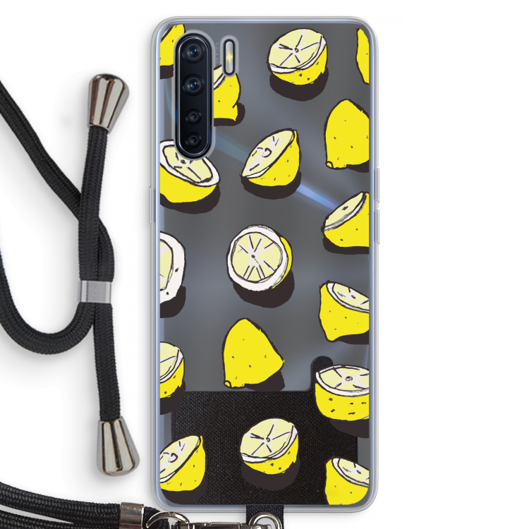 When Life Gives You Lemons...: Oppo A91 Transparant Hoesje met koord