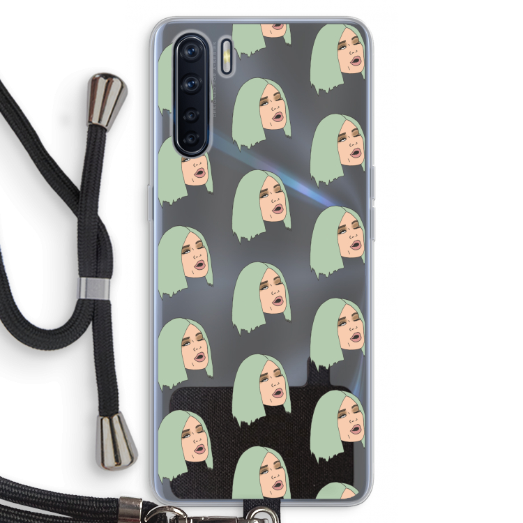 King Kylie: Oppo A91 Transparant Hoesje met koord