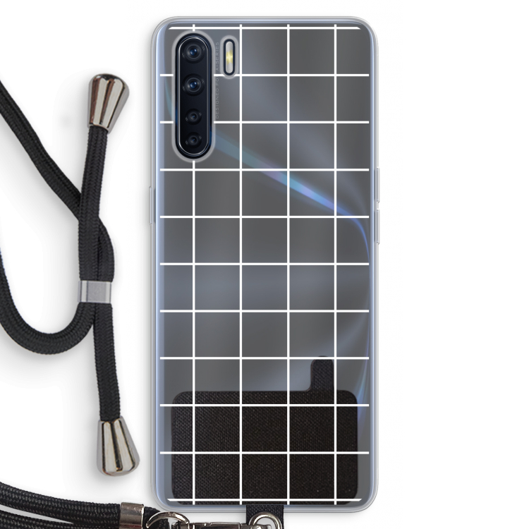 Rooster 2: Oppo A91 Transparant Hoesje met koord