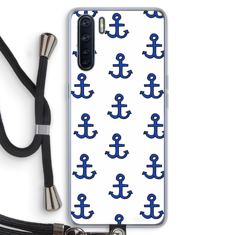 Ankers: Oppo A91 Transparant Hoesje met koord