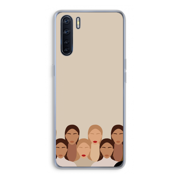 Girls girls girls: Oppo A91 Transparant Hoesje