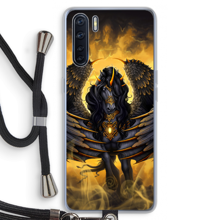 Pegasus: Oppo A91 Transparant Hoesje met koord