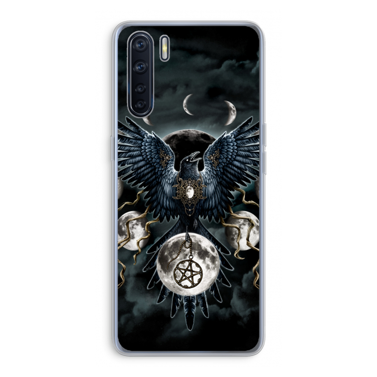 Sinister Wings: Oppo A91 Transparant Hoesje