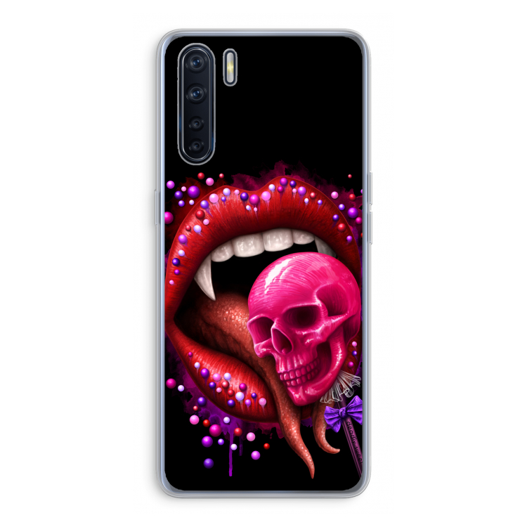 Dodelijk zoet: Oppo A91 Transparant Hoesje