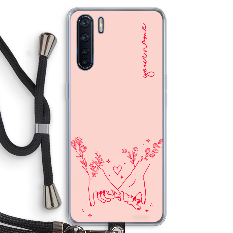 Best Friends: Oppo A91 Transparant Hoesje met koord