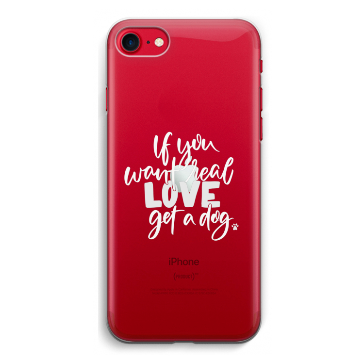 Partner in crime: iPhone SE 2020 Transparant Hoesje