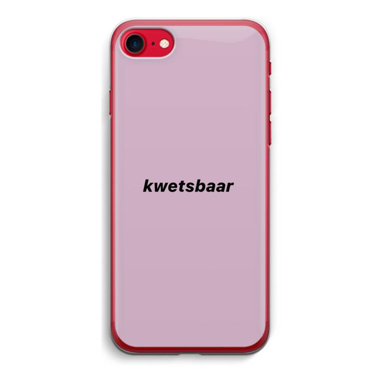kwetsbaar: iPhone SE 2020 Transparant Hoesje