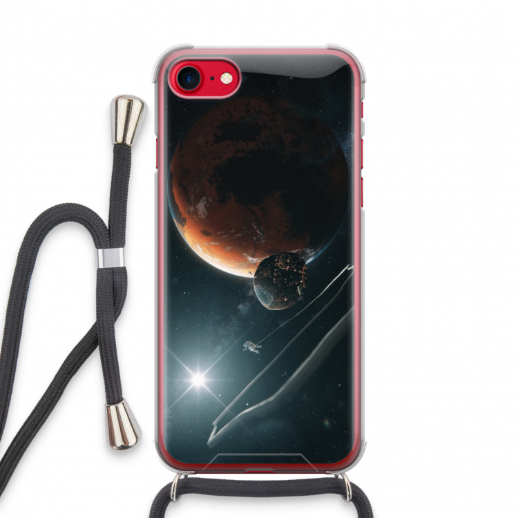 Mars Renaissance: iPhone SE 2020 Transparant Hoesje met koord