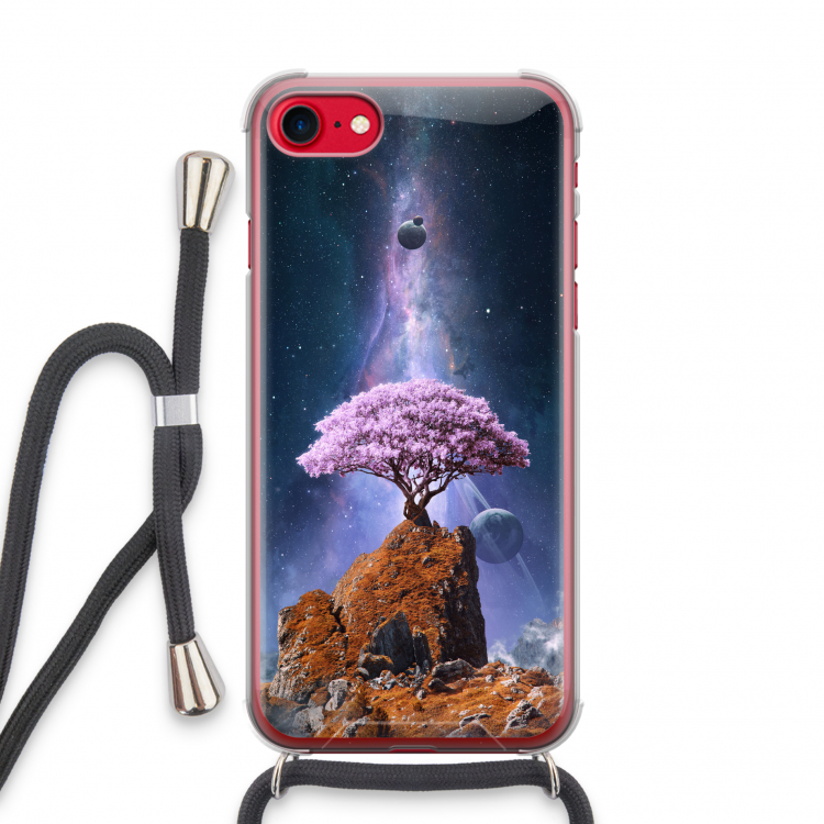 Ambition: iPhone SE 2020 Transparant Hoesje met koord