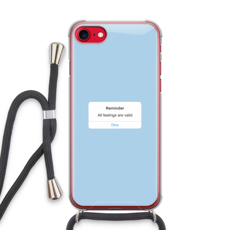 Reminder: iPhone SE 2020 Transparant Hoesje met koord
