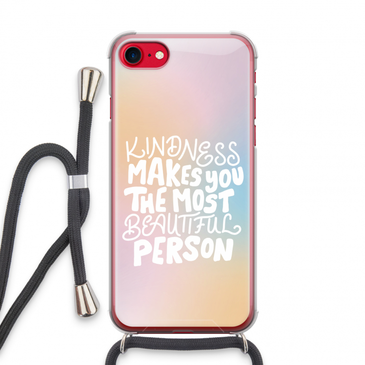 The prettiest: iPhone SE 2020 Transparant Hoesje met koord