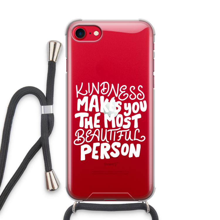 The prettiest: iPhone SE 2020 Transparant Hoesje met koord
