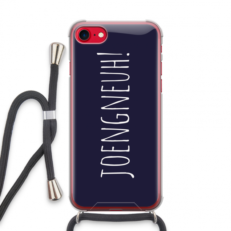 Joengneuh!: iPhone SE 2020 Transparant Hoesje met koord