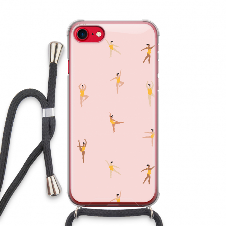 Dans #2: iPhone SE 2020 Transparant Hoesje met koord