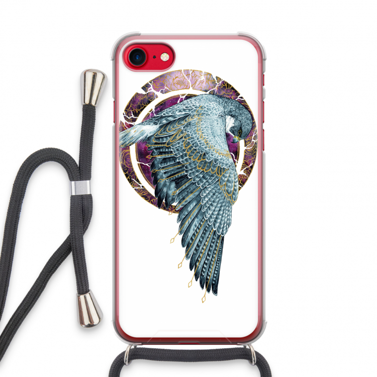 Golden Falcon: iPhone SE 2020 Transparant Hoesje met koord