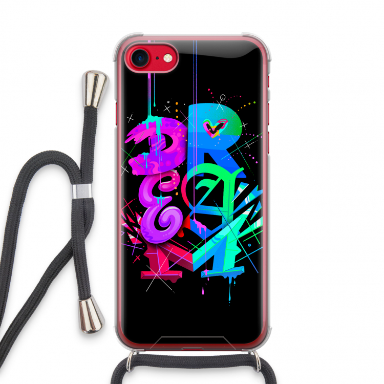 Dream: iPhone SE 2020 Transparant Hoesje met koord