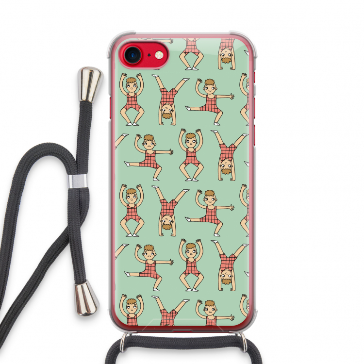 Gymboys: iPhone SE 2020 Transparant Hoesje met koord