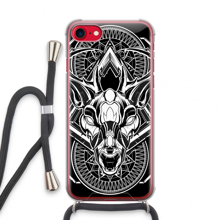 Oh Deer: iPhone SE 2020 Transparant Hoesje met koord