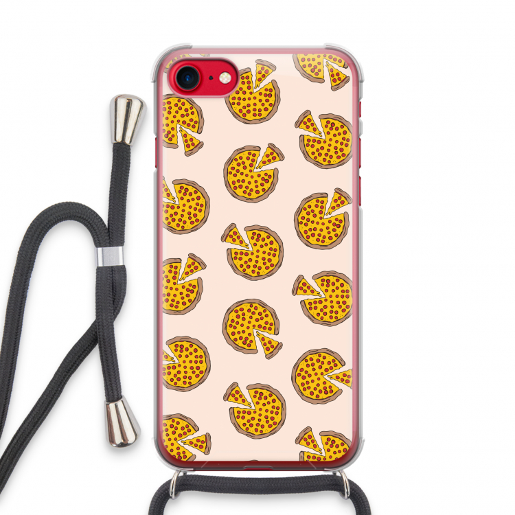 You Had Me At Pizza: iPhone SE 2020 Transparant Hoesje met koord