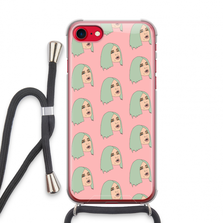 King Kylie: iPhone SE 2020 Transparant Hoesje met koord