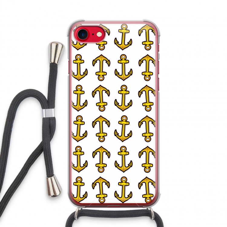 Musketon Anchor: iPhone SE 2020 Transparant Hoesje met koord