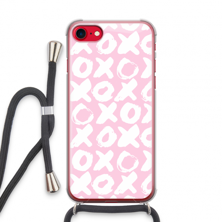 XOXO: iPhone SE 2020 Transparant Hoesje met koord