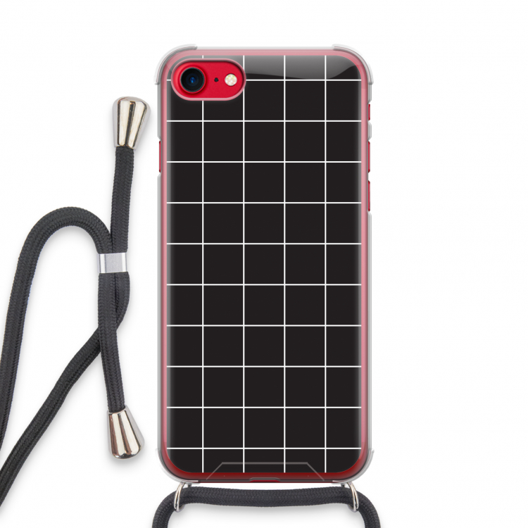 Rooster 2: iPhone SE 2020 Transparant Hoesje met koord