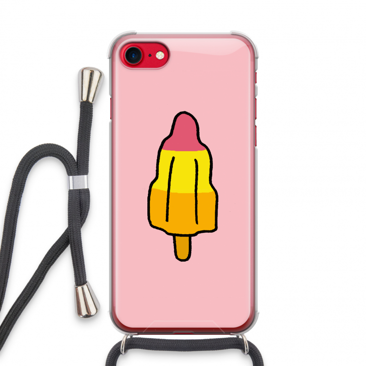 Raketijsje: iPhone SE 2020 Transparant Hoesje met koord
