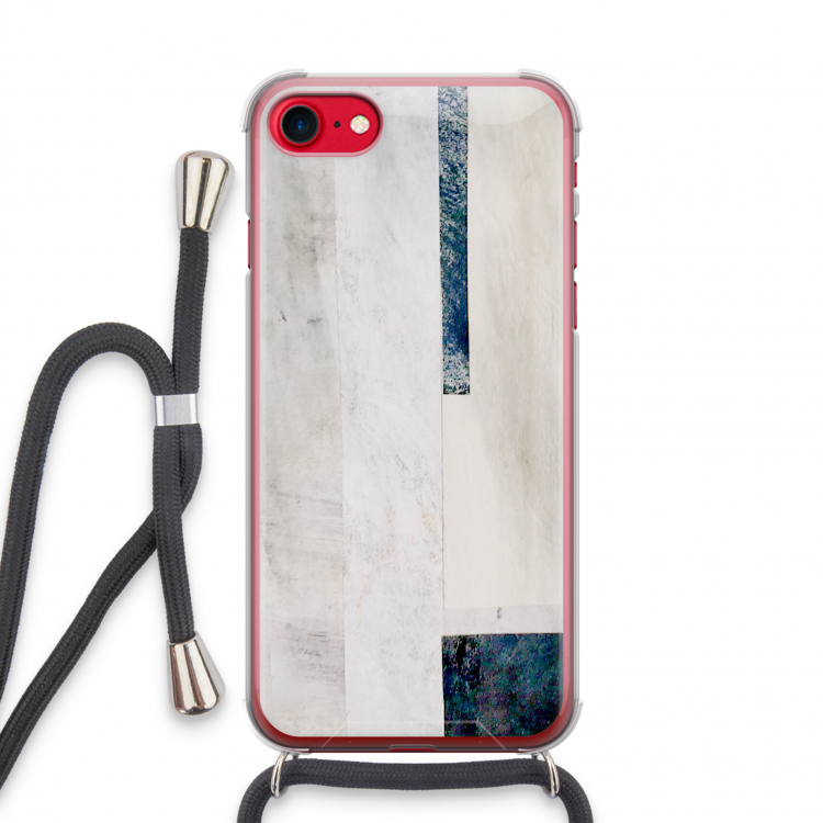 Meet you there: iPhone SE 2020 Transparant Hoesje met koord