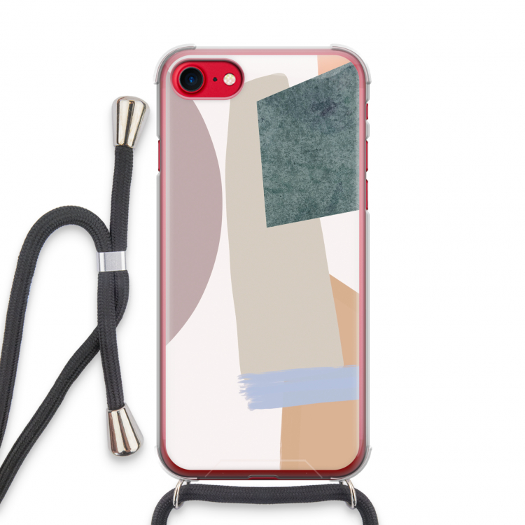 Lindo: iPhone SE 2020 Transparant Hoesje met koord
