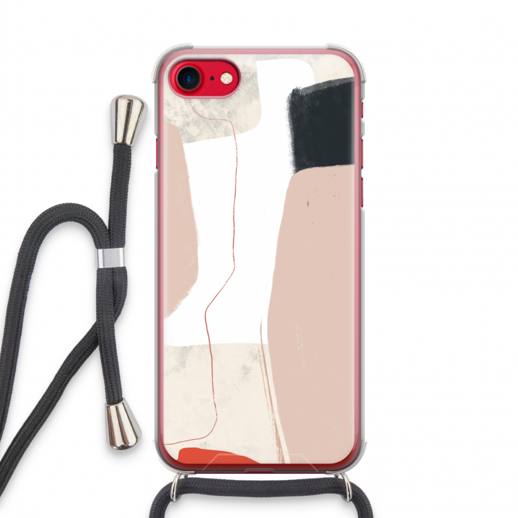 Lava: iPhone SE 2020 Transparant Hoesje met koord