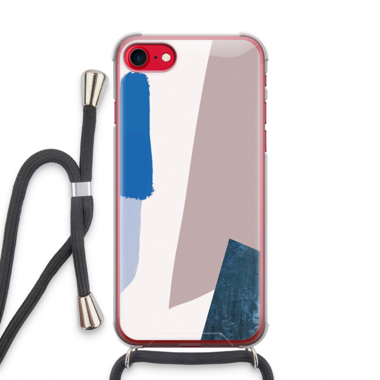 Lapis: iPhone SE 2020 Transparant Hoesje met koord
