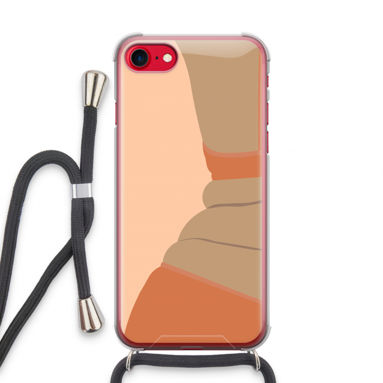 Bikini: iPhone SE 2020 Transparant Hoesje met koord
