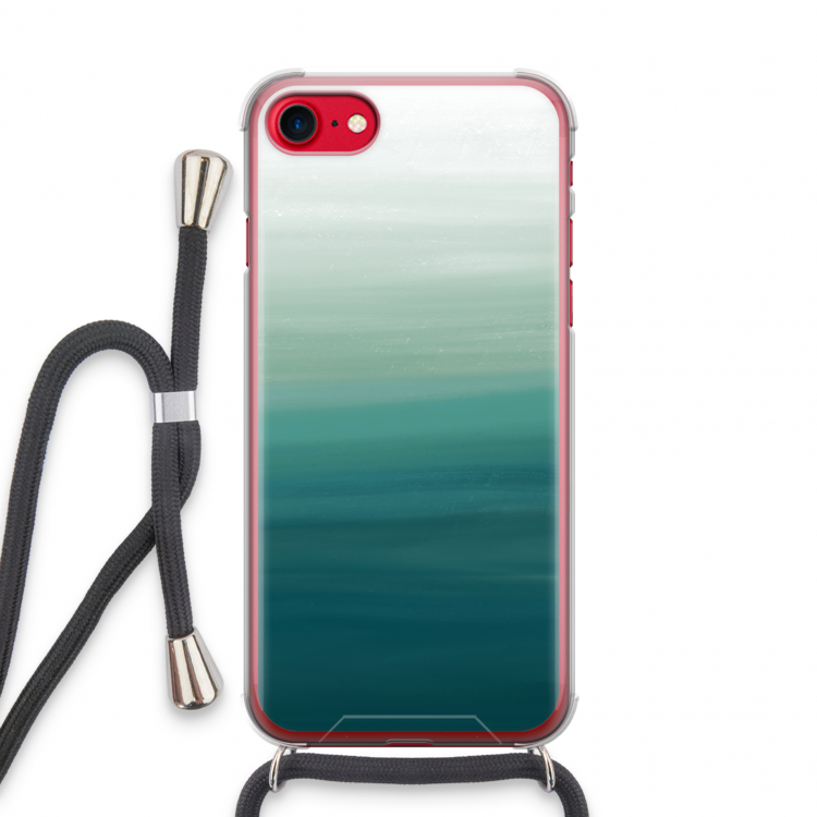Ocean: iPhone SE 2020 Transparant Hoesje met koord