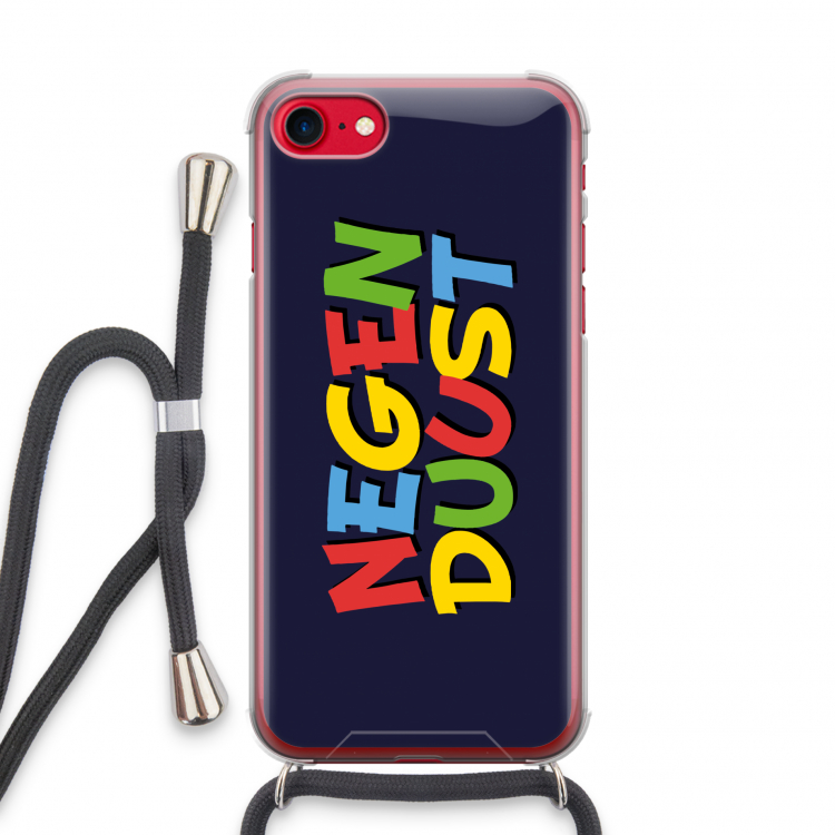 90's One: iPhone SE 2020 Transparant Hoesje met koord