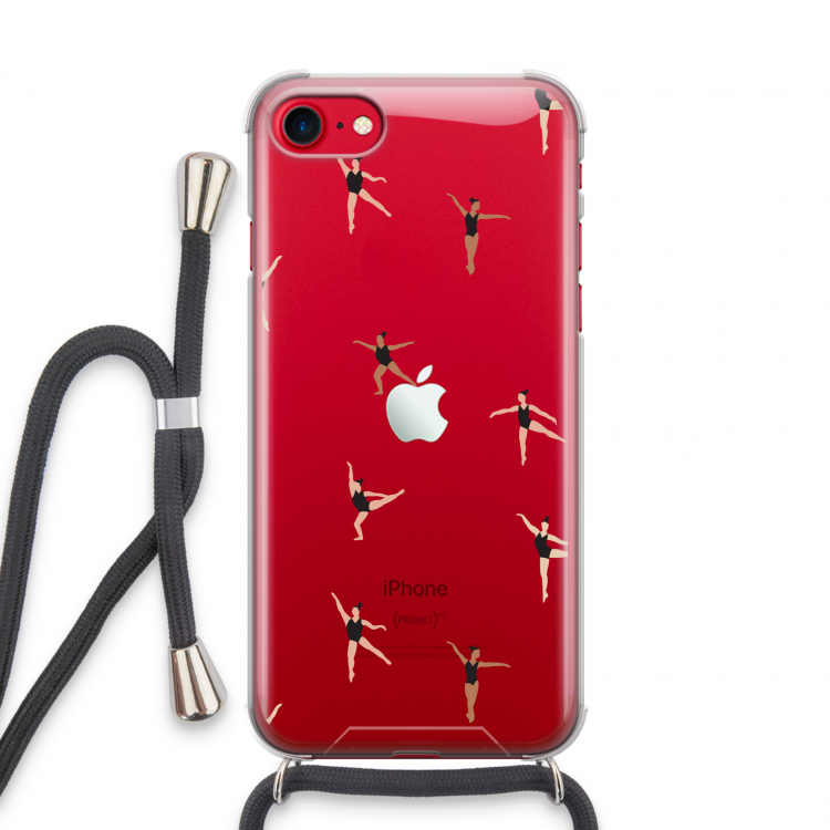Dancing #1: iPhone SE 2020 Transparant Hoesje met koord