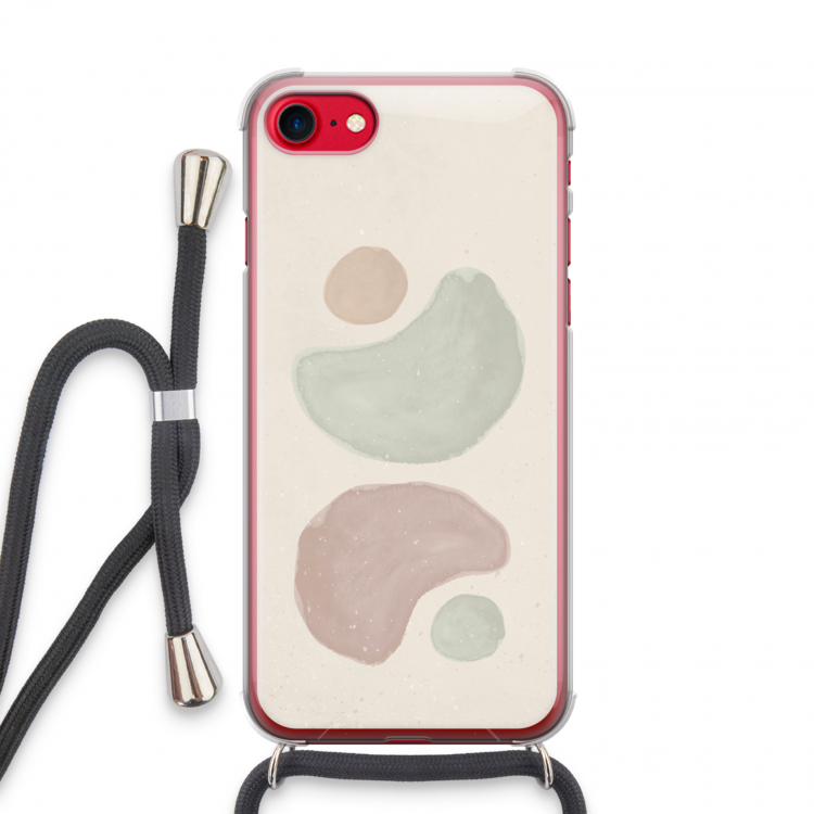 Geo #10: iPhone SE 2020 Transparant Hoesje met koord