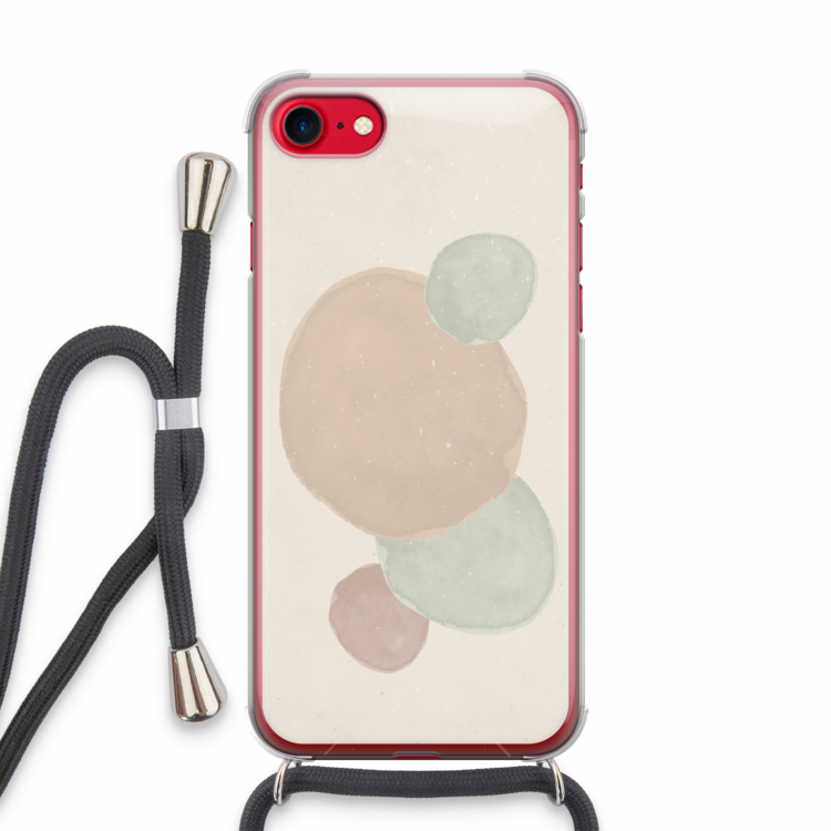 Geo #9: iPhone SE 2020 Transparant Hoesje met koord