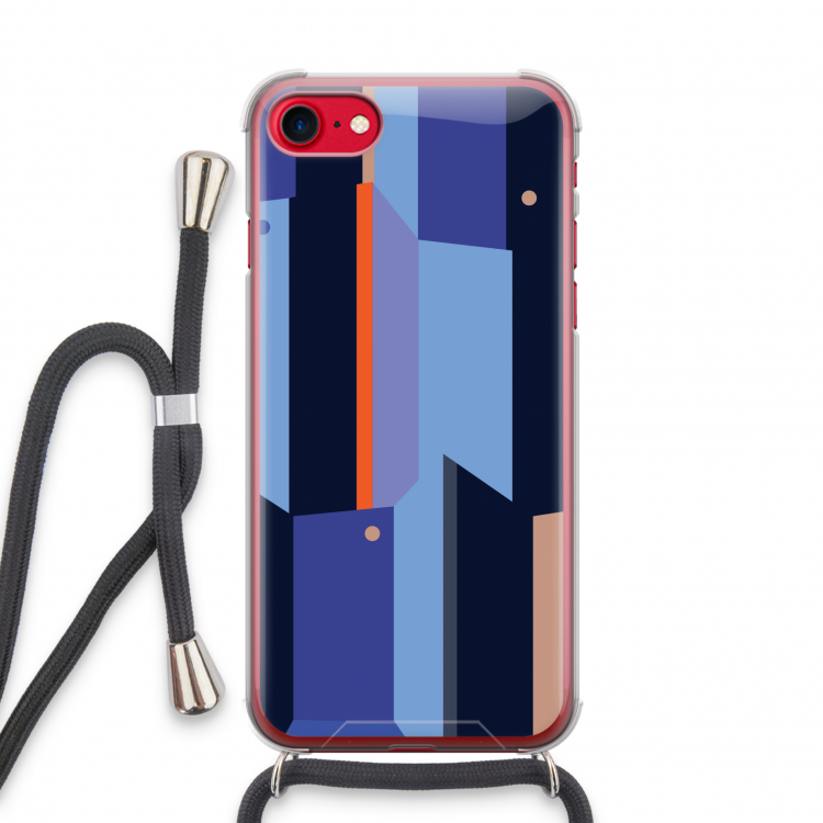 Gestalte 3: iPhone SE 2020 Transparant Hoesje met koord