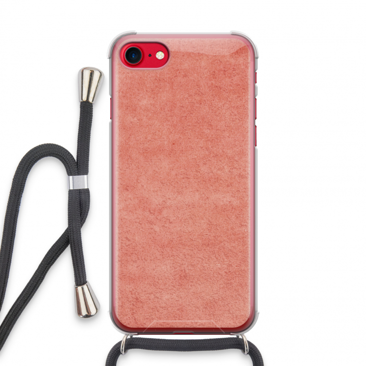 Marrakech Walls: iPhone SE 2020 Transparant Hoesje met koord