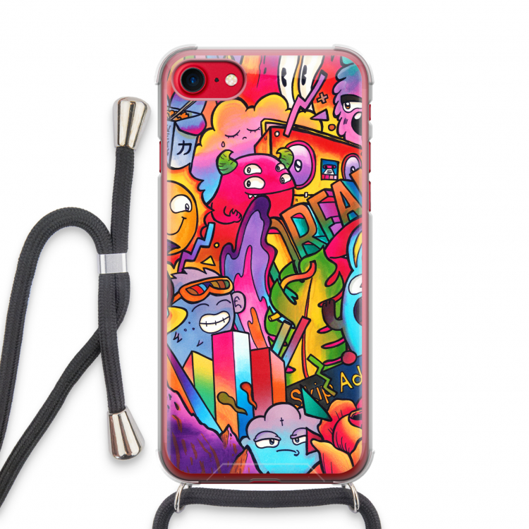 Dreams: iPhone SE 2020 Transparant Hoesje met koord