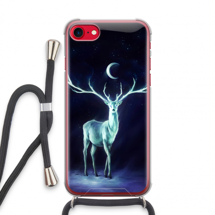 Nightbringer: iPhone SE 2020 Transparant Hoesje met koord