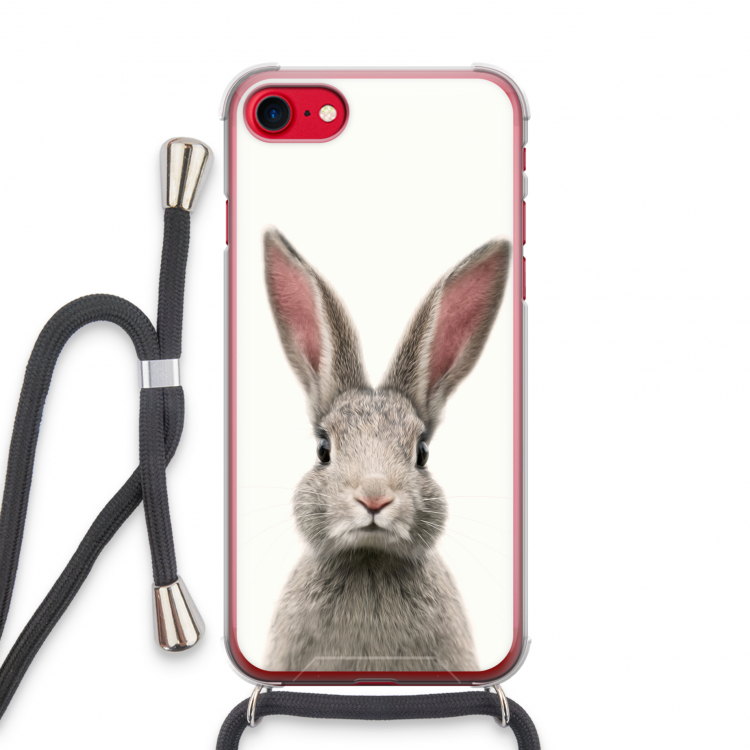 Daisy: iPhone SE 2020 Transparant Hoesje met koord
