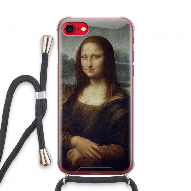 Mona Lisa: iPhone SE 2020 Transparant Hoesje met koord