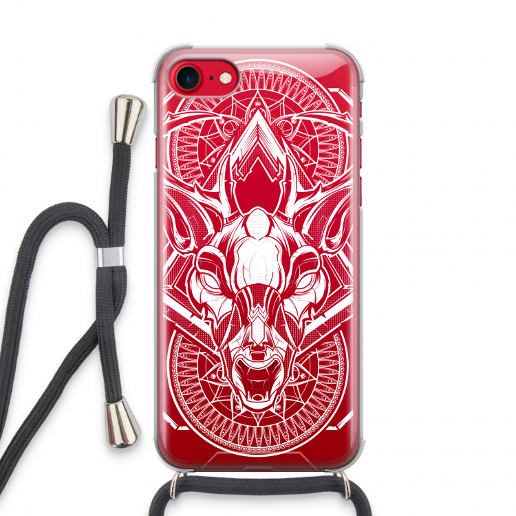 Oh Deer: iPhone SE 2020 Transparant Hoesje met koord