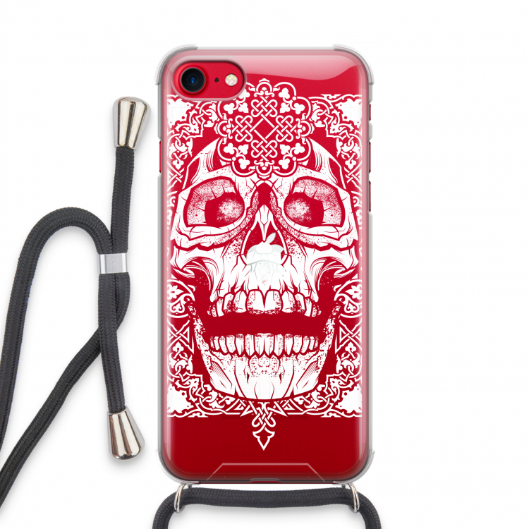 Seek & Destroy: iPhone SE 2020 Transparant Hoesje met koord